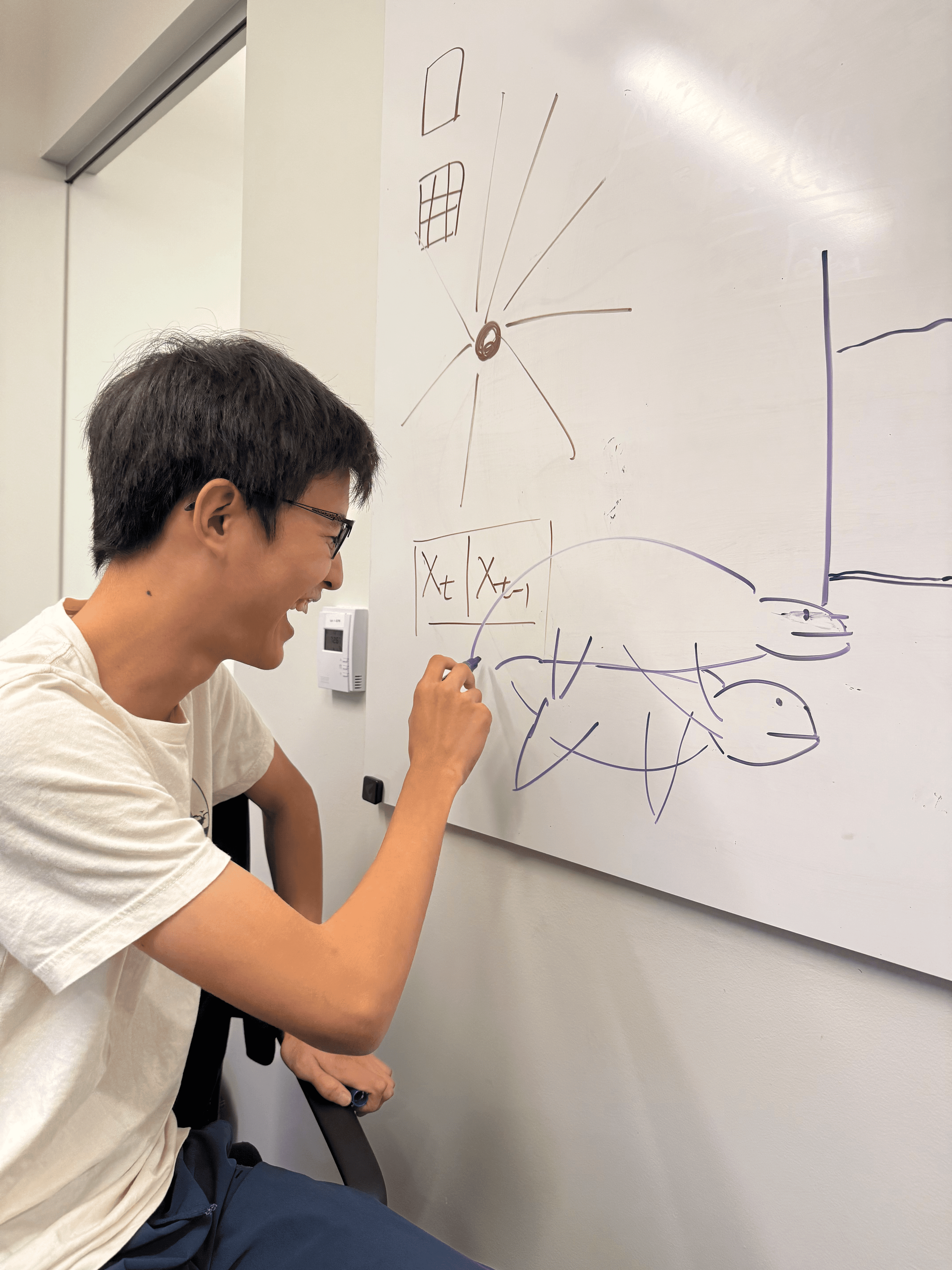 Alex teaching me “math”